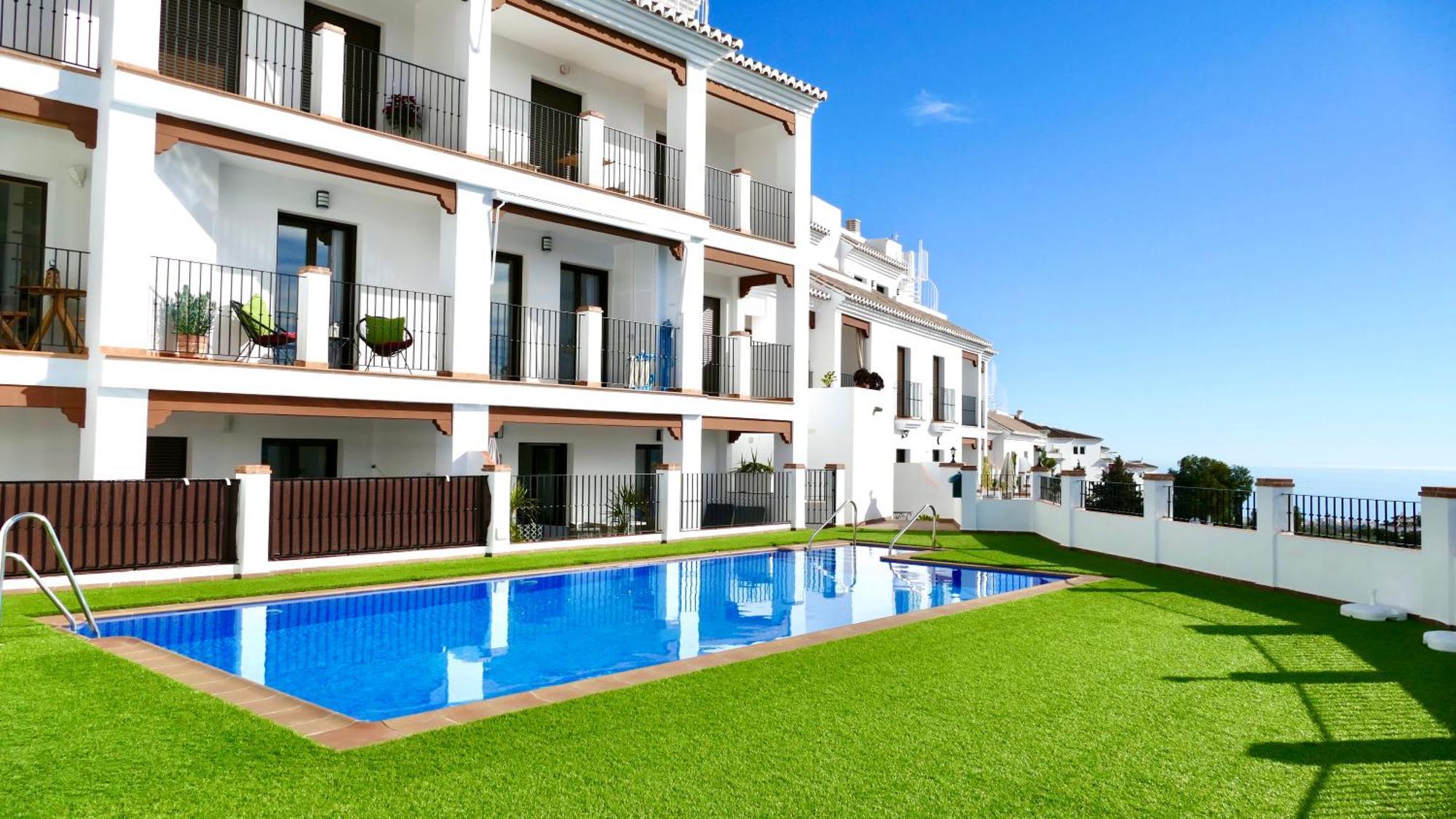 Casita Frigiliana - Stunning New Apartment With Views With Private Parking Space Exterior foto
